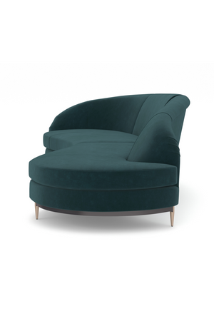 Curved 2-Piece Sectional Sofa | Caracole Three'S Company | Oroa.com