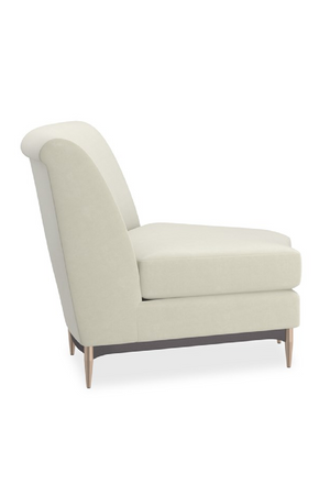 White Velvet Sectional Sofa | Caracole Three's Company | Oroa.com