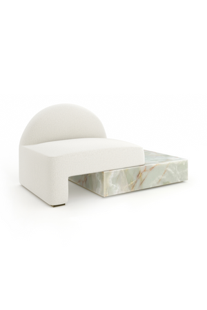 Green Onyx Base Lounge Chair | Caracole Monaco | Oroa.com