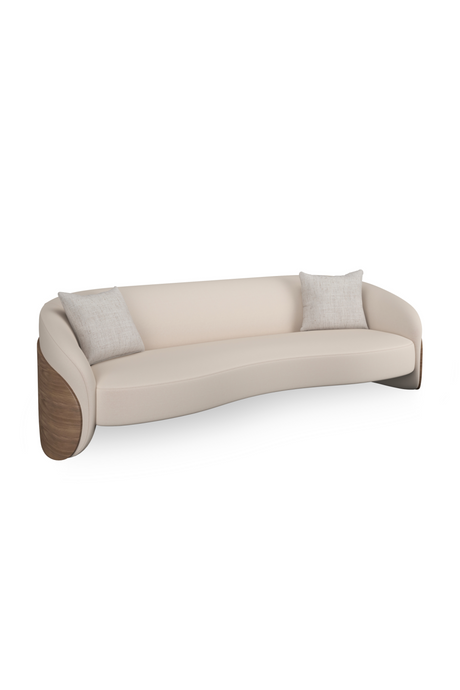 Ivory Mohair Sofa | Caracole Fleur | Oroa.com