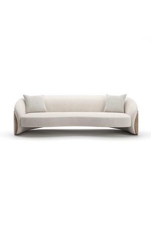 Ivory Mohair Sofa | Caracole Fleur | Oroa.com