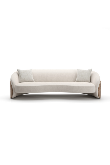Ivory Mohair Sofa | Caracole Fleur | Oroa.com