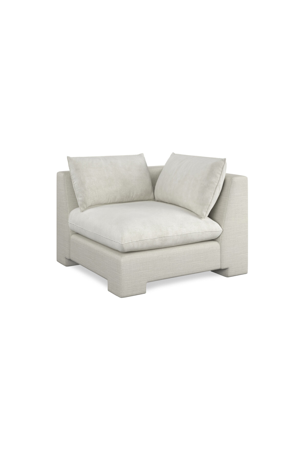White Sectional Sofa | Caracole Devon | Oroa.com