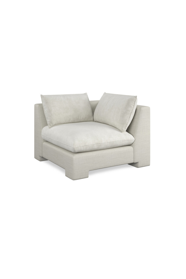 White Sectional Sofa | Caracole Devon | Oroa.com