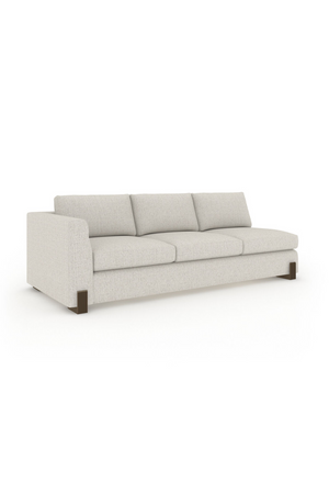 Woven Fabric Single-Armed Sofa | Caracole Counter Balance | Oroa.com