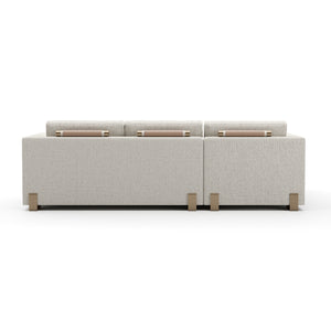   Beige Woven Chaise Lounge S | Oroa.com