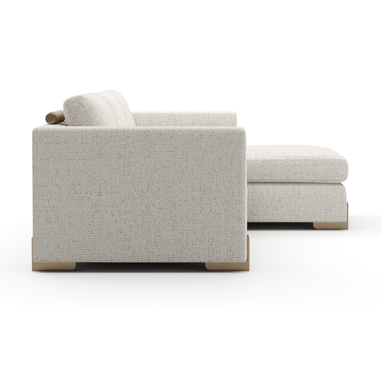   Beige Woven Chaise Lounge S | Oroa.com