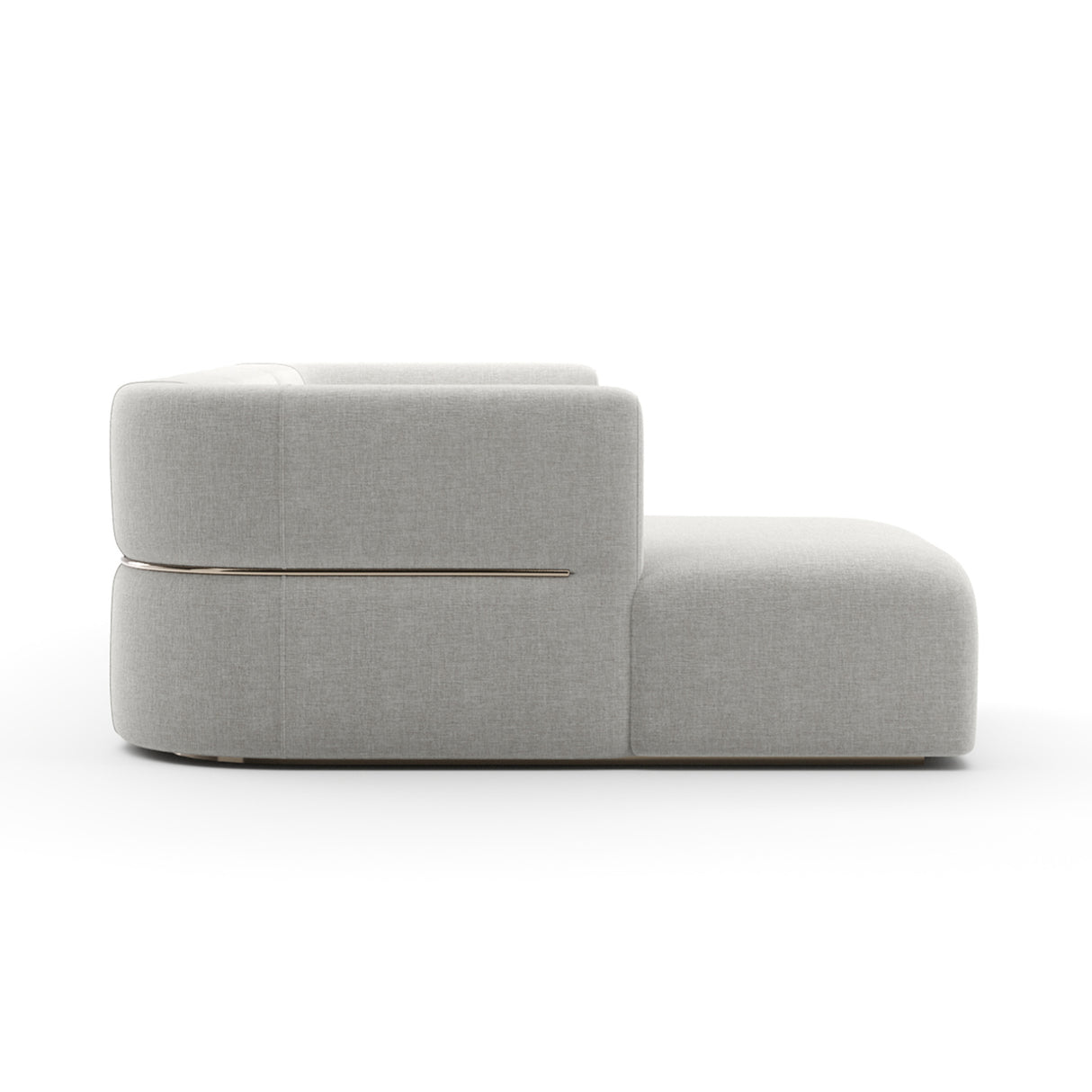   Ribbed Linen Sectional Sofa | Oroa.com