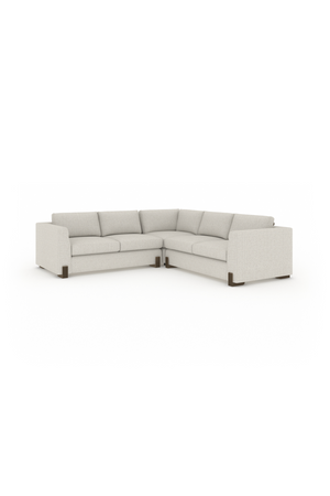 Melange Fabric L-Shaped Sofa | Caracole Counter Balance | Oroa.com