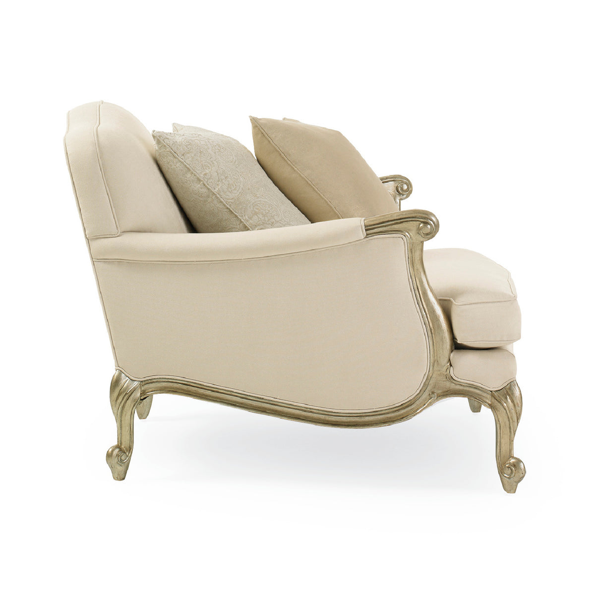   White French-Inspired Lounge Chair | Oroa.com