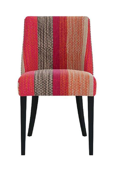 Patterned Fabric Upholstered Dining Chair | Andrew Martin Americana | OROA.com