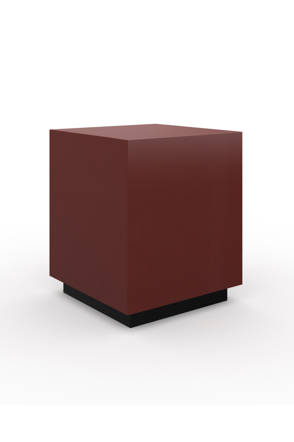 Red Gloss Square End Table | Caracole Couture | Oroa.com