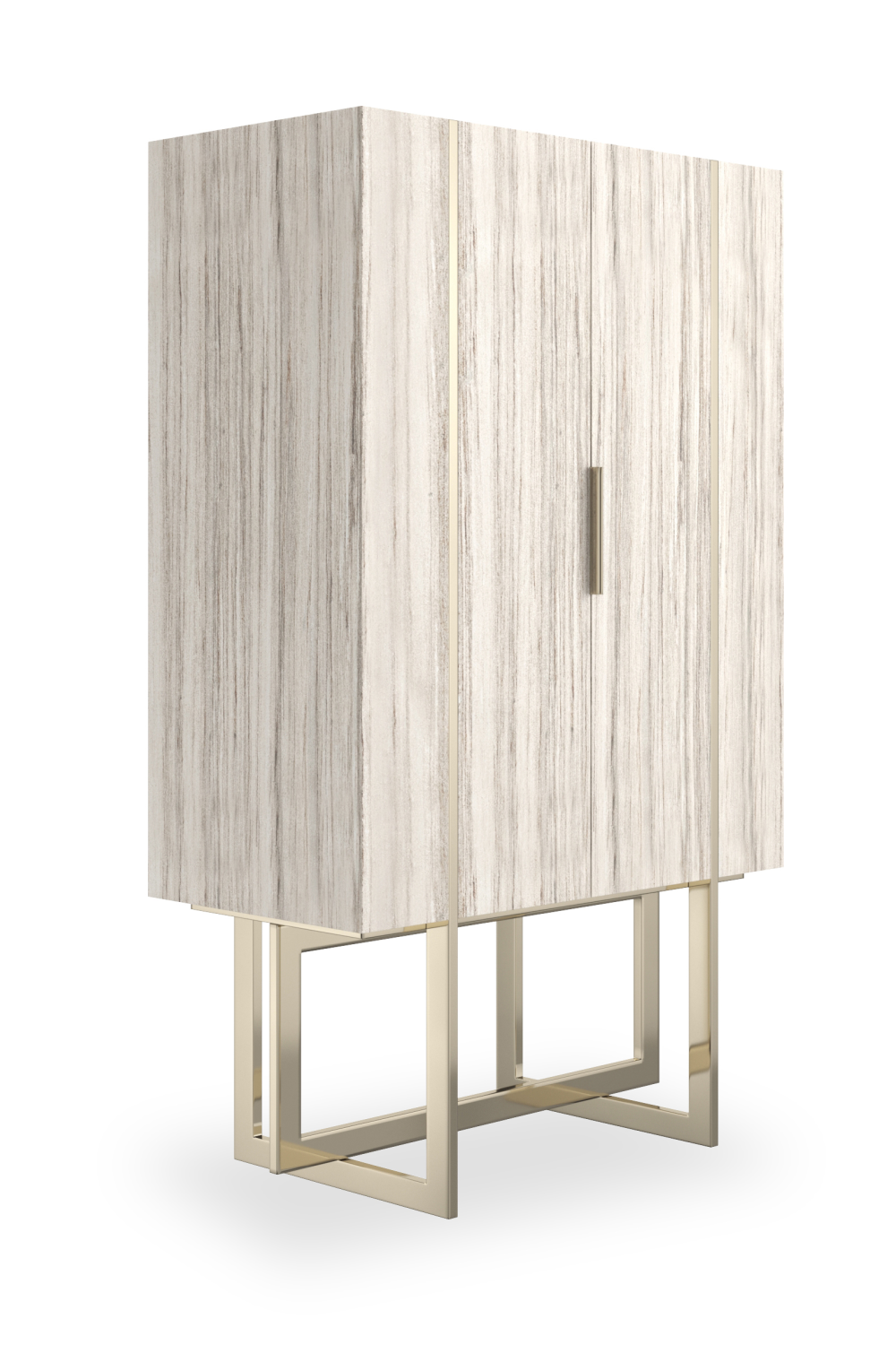Sandstone 2-Door Bar Cabinet | Caracole Wish You Were Here | Oroa.com