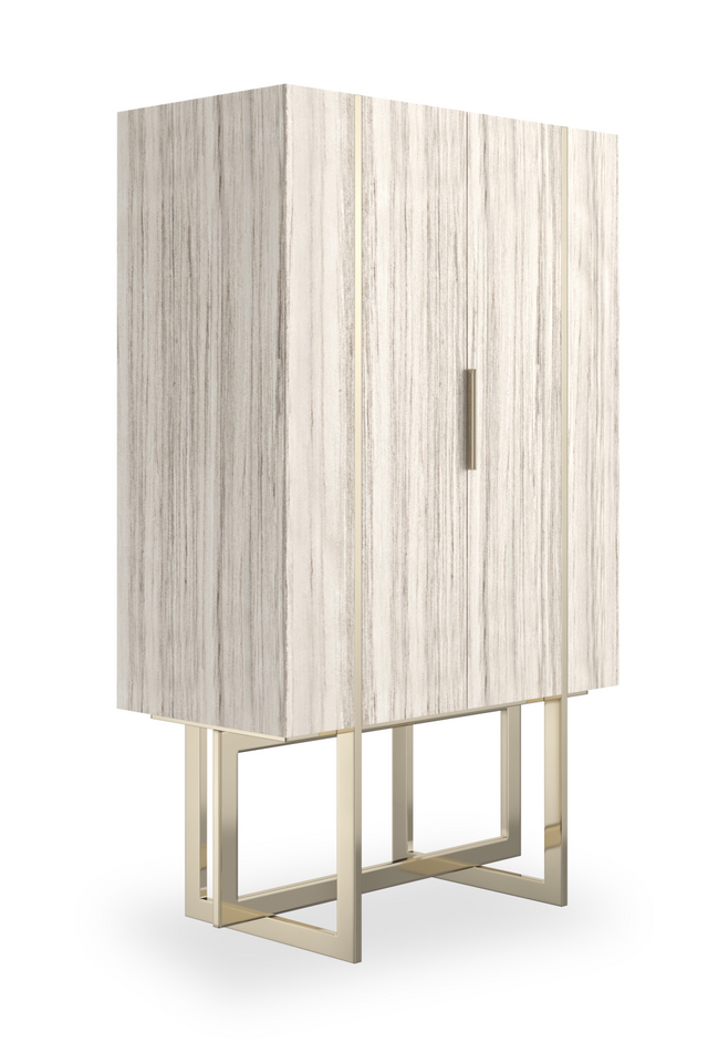 Sandstone 2-Door Bar Cabinet | Caracole Wish You Were Here | Oroa.com