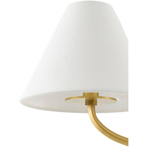   Modern European furniture - White Empire Linen Wall Lamp - www.oroa.com | Oroa.com