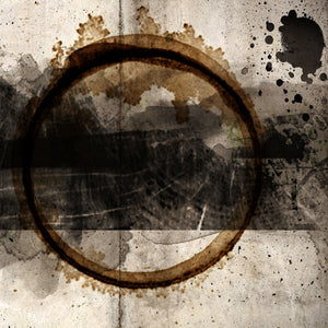   Weathered Brown Circle Photographic Art | Oroa.com
