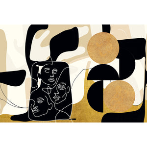   Face Line Abstract Art | Oroa.com