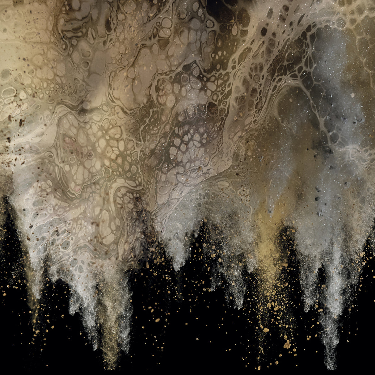   Earth-Toned Swirl Abstract Art | Oroa.com