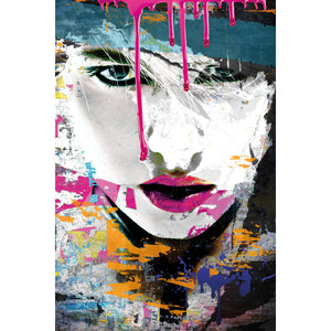   Multicolored Face Modern Photographic Art | Oroa.com