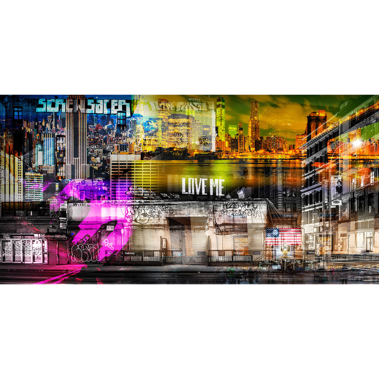   Neon Light City Photographic Art | Oroa.com