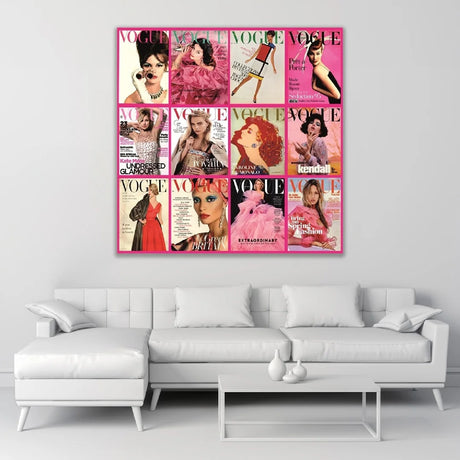   Pink Magazine Collage Photographic Art | Oroa.com