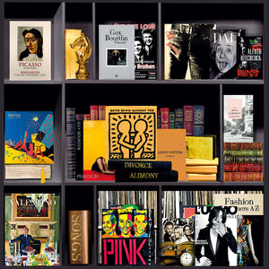   Pop Art Books Collage Photographic Art | Oroa.com