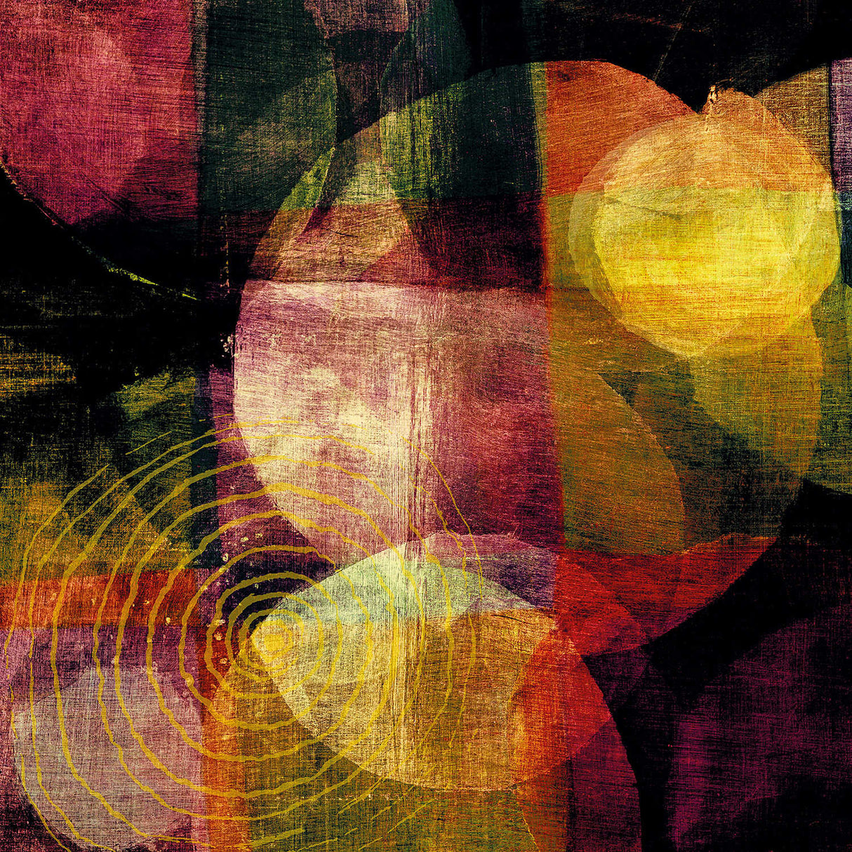   Multicolored Abstract Art Print | Oroa.com