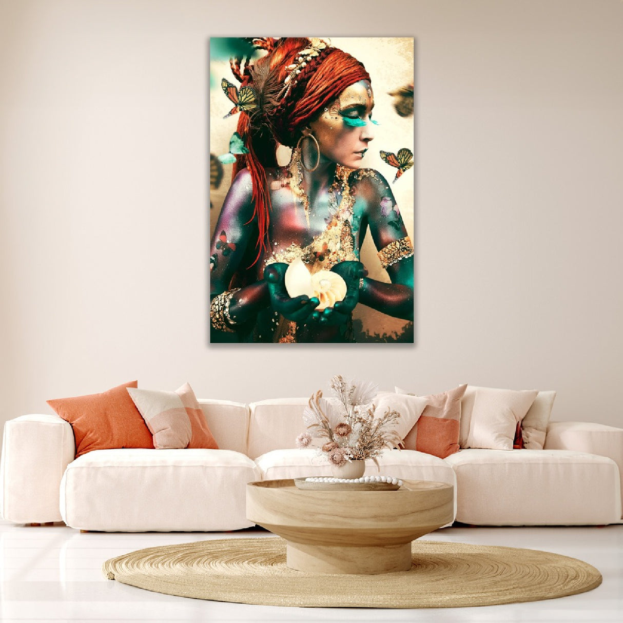   Iridescent Feminine Figure Photographic Art | Oroa.com