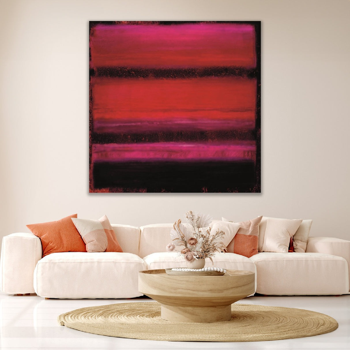   Crimson Shades Wall Art | Oroa.com