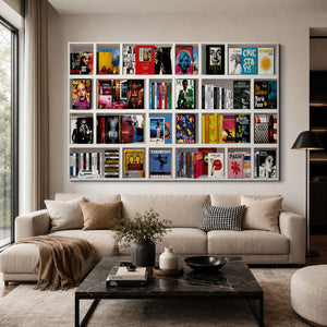   Bookcase-Inspired Collage Art | Oroa.com