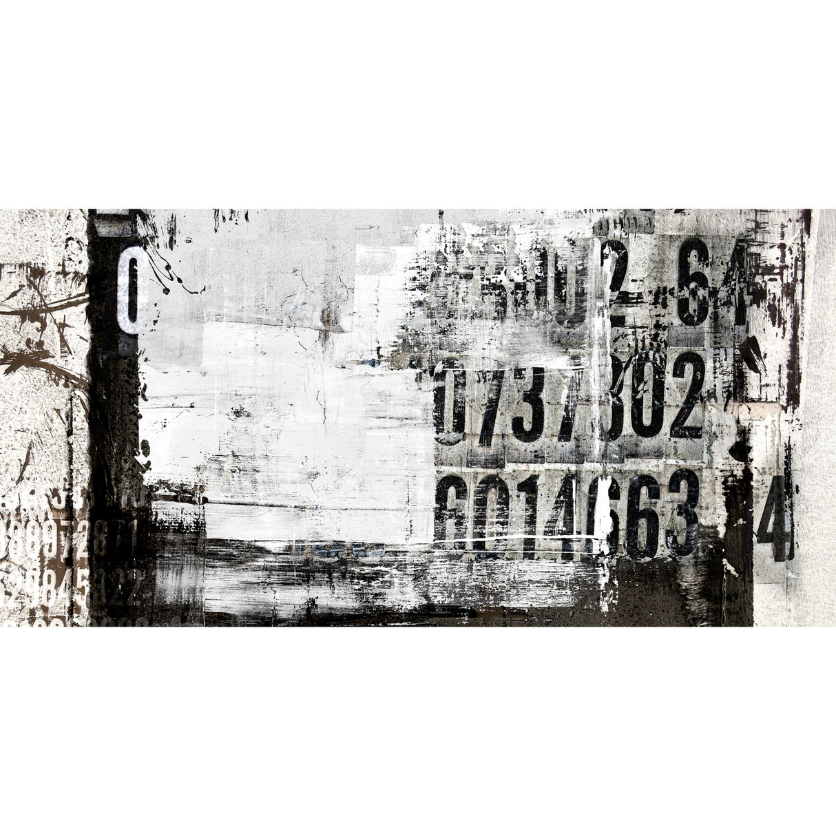   Gray & White Abstract Art | Oroa.com