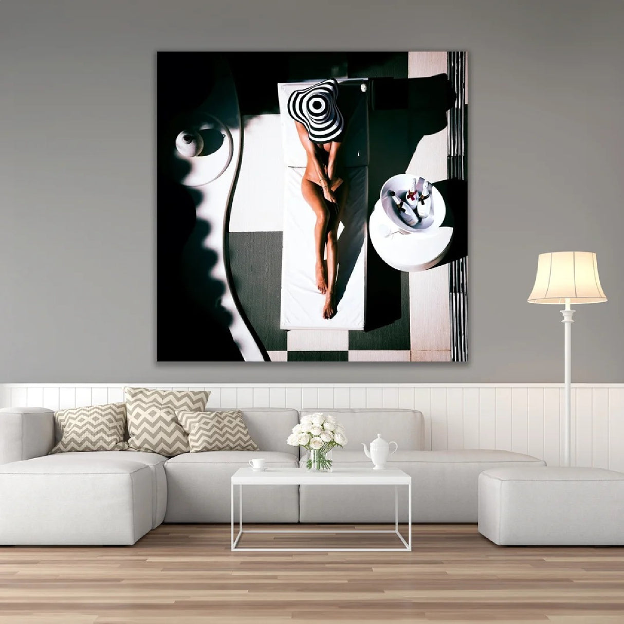   Lounging Woman Photographic Art | Oroa.com
