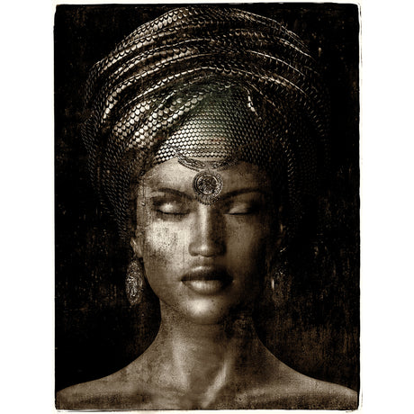   Modern European furniture - Woman With Headdress Artwork - www.oroa.com | Oroa.com