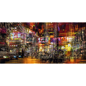   Multicolored City Lights Photographic Art | Oroa.com