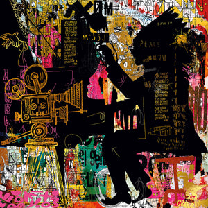   Colorful Graffiti Style Art Print | Oroa.com