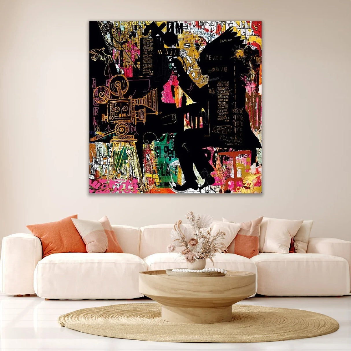   Colorful Graffiti Style Art Print | Oroa.com