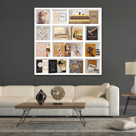   Neutral-Toned Collage Photographic Art | Oroa.com