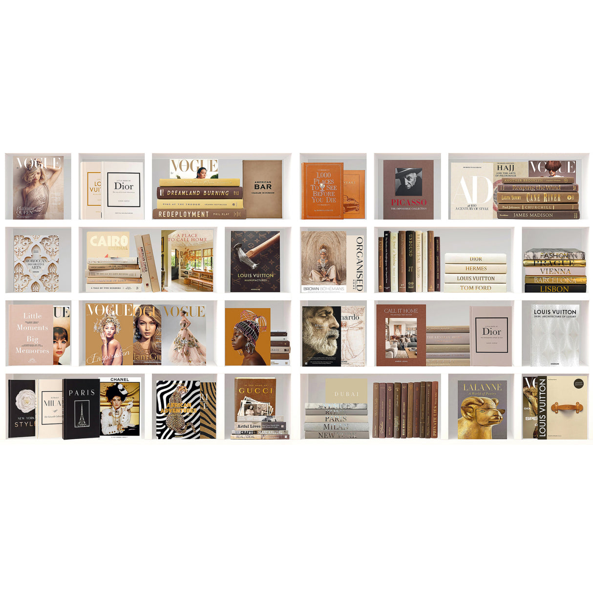   Earth-Toned Books Artwork | Oroa.com