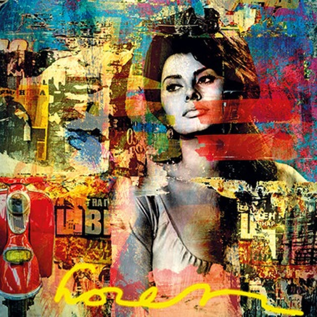 Modern European furniture - Movie Star Multicolored Photographic Art - www.oroa.com