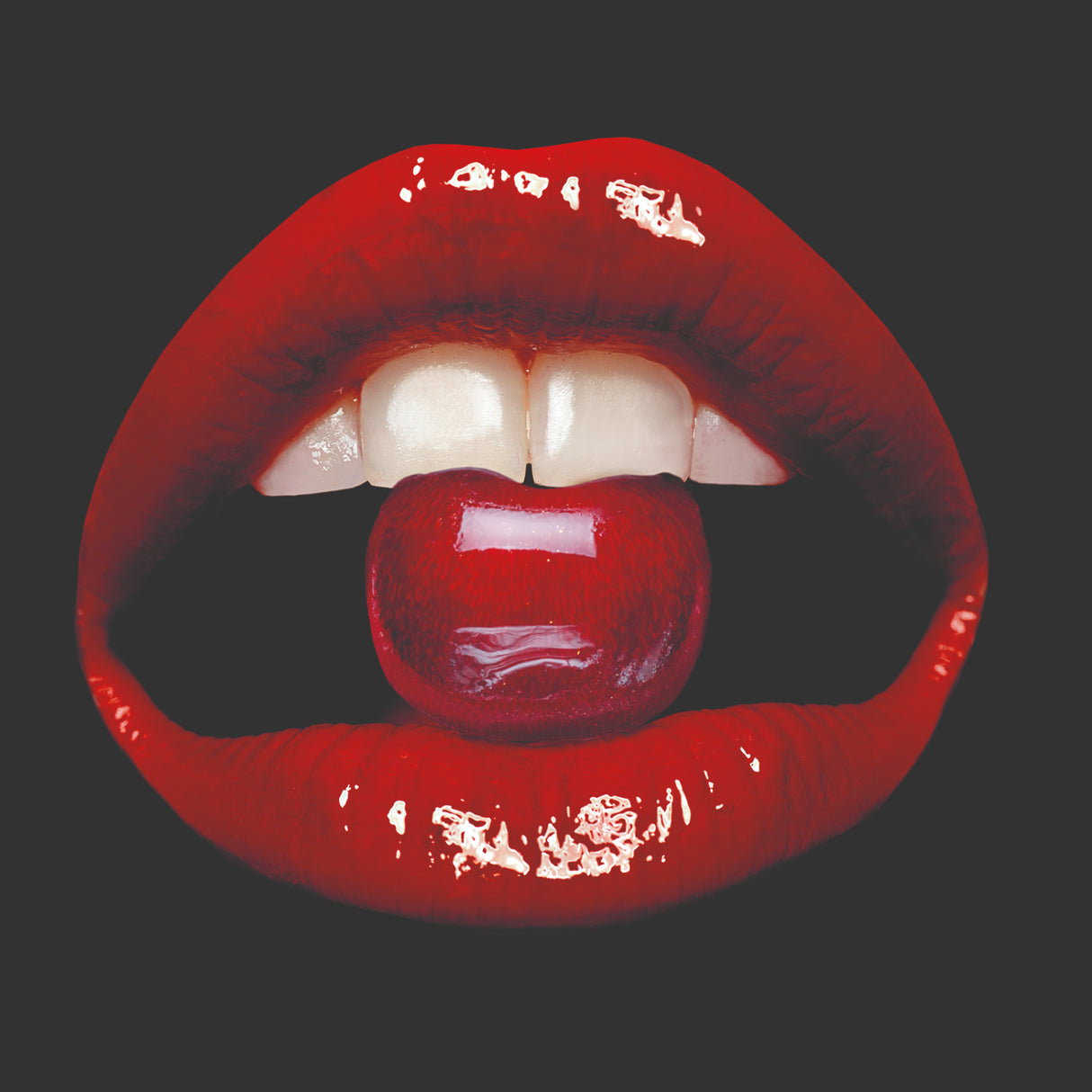   Glossy Red Kisser Photographic Art | Oroa.com