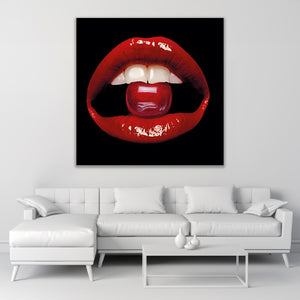   Glossy Red Kisser Photographic Art | Oroa.com