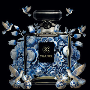   Floral Perfume Bottle Photographic Art | Oroa.com