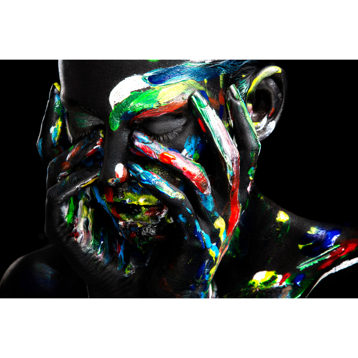   Painted Face Photographic Art | Oroa.com