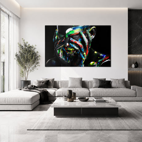   Painted Face Photographic Art | Oroa.com