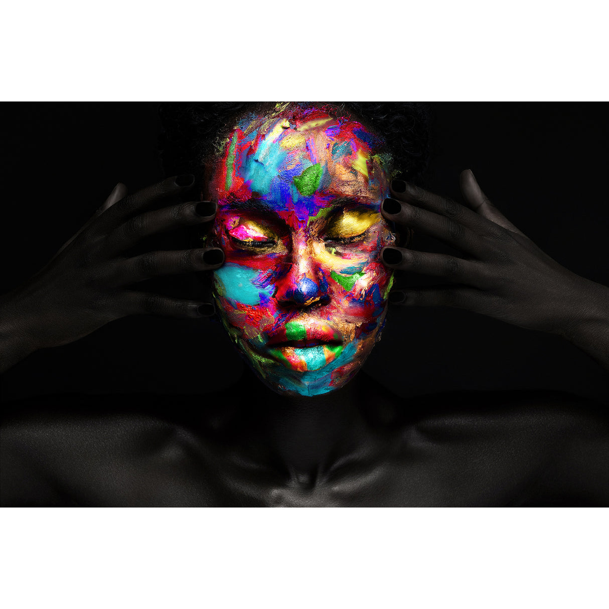   Colorful Woman  Portrait Photographic Art | Oroa.com