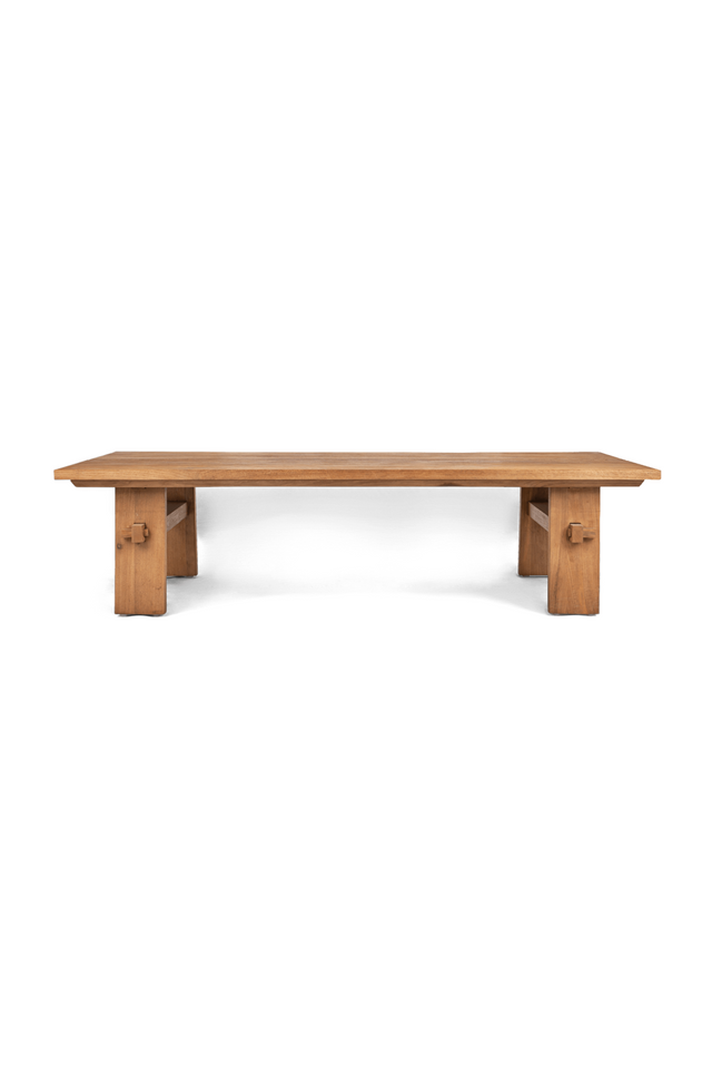 Rectangular Teak Wood Coffee Table | dBodhi Artisan | OROA.com