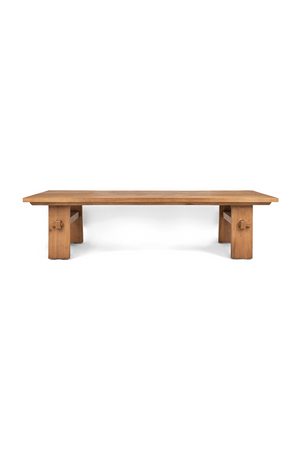 Rectangular Teak Wood Coffee Table | dBodhi Artisan | OROA.com