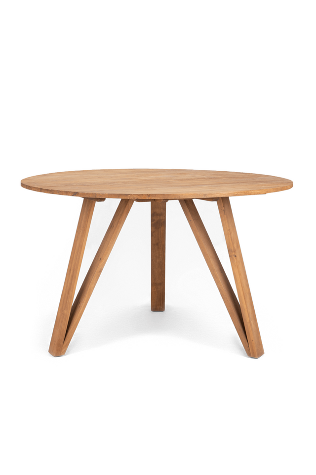 Round Teak Wood Dining Table | dBodhi Artisan | OROA.com