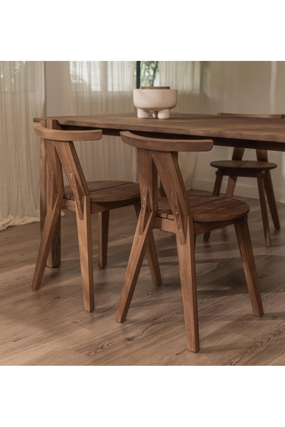 A-Framed Teak Dining Chair | dBodhi Artisan Buffalo  | OROA.com