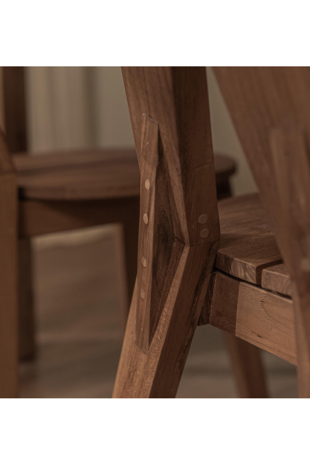 A-Framed Teak Dining Chair | dBodhi Artisan Buffalo  | OROA.com